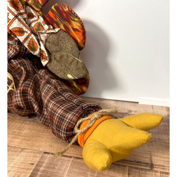 Thanksgiving Tom Turkey Shelf Sitter Autumn Harvest Decor - Picture 4 of 6